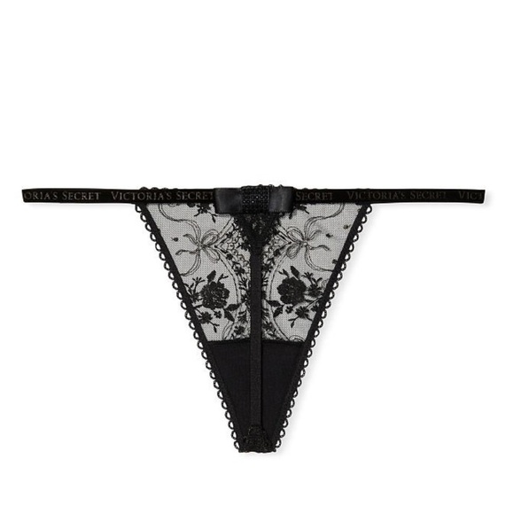 💖 Victoria Secret Very Sexy Embroidered V-String - Picture 4 of 5